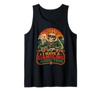Roulette I Have A Gambling Addiction Funny Gambler Tank Top