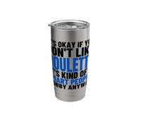 Roulette is for Smart People Funny Gambling Stainless Steel Insulated Tumbler
