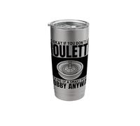 Roulette is for Smart People Funny Gambling Stainless Steel Insulated Tumbler