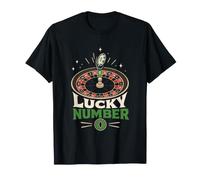 Roulette Lucky Number 0 Roulette Player Roulette Gambling T-Shirt