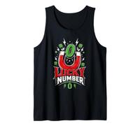 Roulette Lucky Number 0 Roulette Player Roulette Gambling Tank Top