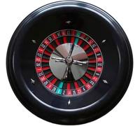 Roulette Sets 18in Black Entertainment Roulette Shots Casino Grade Turntable Roulette Set With 2 Balls Pills Roulette Games For Game Night, A