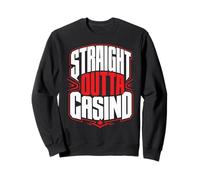 Roulette STRAIGHT OUTTA CASINO Gambling Roulette Sweatshirt