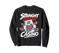 Roulette STRAIGHT OUTTA CASINO Gambling Roulette Sweatshirt