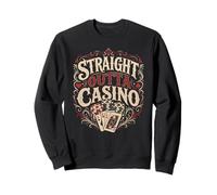 Roulette STRAIGHT OUTTA CASINO Gambling Roulette Sweatshirt