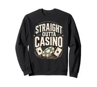 Roulette STRAIGHT OUTTA CASINO Gambling Roulette Sweatshirt