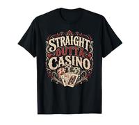 Roulette Straight Outta Casino Gambling Roulette T-Shirt