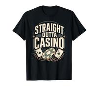 Roulette Straight Outta Casino Gambling Roulette T-Shirt