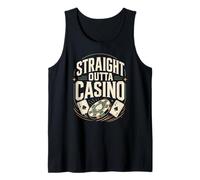 Roulette Straight Outta Casino Gambling Roulette Tank Top