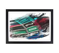 Roulette Table Casino (1) V2 Framed Print | A2 Black Framed Wall Art | Ready to Hang | Modern Nature Picture | Living Room Bedroom Lounge Office