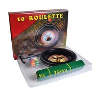 Roulette Wheel 10 Inch Roulette Set Board Game Lottery Turntable Desktop Entertainment Turntable Leisure Table Games Casino Roulette Game