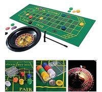 Roulette Wheel Set, 10-Inch Disc Game, Portable Classic Style for Unisex Adults, Perfect for Parties and Game Nights, Age 18+