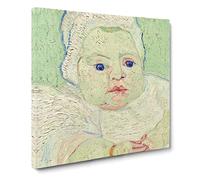 Roulins Baby by Vincent van gogh Canvas Print | Gallery Wrapped 30mm Frame Wall Art | 20x20 inches | Ready to Hang | Impressionist Picture | Living Room Bedroom Lounge Office