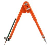 Rouloudun Large Compass for Drawing Circles, Zinc Alloy Professional Compass Geometry Tool Adjustable Drawing Compass, For Carpenter, Drafting, Drawing Compass