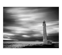 Roulstone Slangkoppunt Lighthouse Seascape Large Canvas Wall Art Print