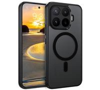 ROUMAYMAY For Xiaomi 17T Case, Compatible with MagSafe, Translucent Matte Back, Shockproof Estrem Durability Case, Mobile Phone Case for Magnetic Xiaomi 17T 5G, Black