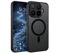 ROUMAYMAY For Xiaomi 17T Pro Case, Compatible with MagSafe, Translucent Matte Back, Shockproof Estrem Durability Case, Mobile Phone Case for Magnetic Xiaomi 17T Pro 5G, Black