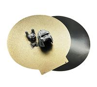 Round 120mm in Diameter Flexible Spring Steel Platform Magnetic Build Plate【Textured Double Sided PEI Sheet】for Monoprice Mini Delta v2 3D Printer