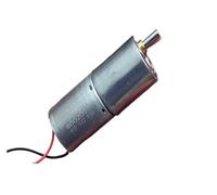 Round 25mm 370 Gear electronic starter 3V 5V DC 3.7V 34RPM/ DC 12V 45RPM Full Metal Gearbox Reduction electronic starter Slow Speed For Robot Car ICXLPMC(A DC 3.7V 34RPM)