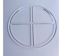 Round 4 Pocket Valet Tray Router Templates, Clear Acrylic Template, Woodworking Router Template