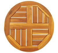 (Round, 40 cm) vidaXL Table Top Replacement Board Desktop Dining Table Top Solid Wood Acacia