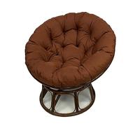 Round 43x43in Swing Chair Cushion - Thick Soft & Water-Resistant Seat Pad forHammock Radar & Egg Chairs - Indoor & Outdoor Comfort