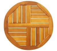 (Round, 50 cm) vidaXL Table Top Replacement Board Desktop Dining Table Top Solid Wood Acacia