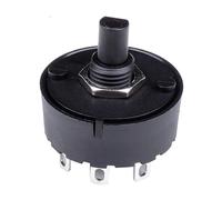 Round 6A 4 Position Rotary Switch 5pin Knob Switch Oven 4 Gear Selector Power Switch Heater Temperature Control Switch