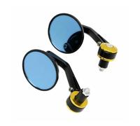 Round 7/8" Handlebar Aluminum Alloy Motocycle Rearview Mirrors Moto End Motor Side Motorcycle Cafe Racer Accessories Motorcycle Rear View Side Mirrors