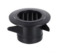 Round ABS ventilation grille cover designed to provide efficient airflow and durability, compatible with wall and ceiling mounting applications (75MM)