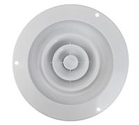 Round ABS Ventilation Grille For Ceiling Or Wall Mount Air Outlet - Adjustable Airflow Control, Low-Noise Indoor Exhaust Fan Cover For Bathroom, Kitchen & Office(300)