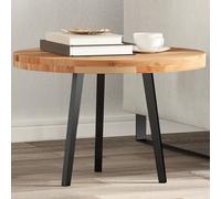 Round Acacia Wood Table Top 60cm Ø x 4cm Thick Natural Oiled Finish Solid Dining