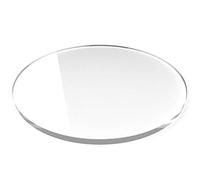 Round Acrylic Blank Disc Plexiglass Lucite Sheet Clear Laser Cut Circle (12" Diameter, Thickness 1/8 inch)
