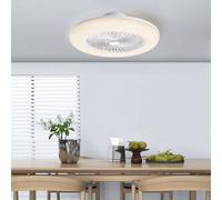 Round Acrylic LED Ceiling Light Fan with Remote Control