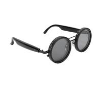 Round AI Translation Glasses Advanced ND Filter Anti Blue Light for Cycling Runners Universal HD Clarity ABS Cloud Storage