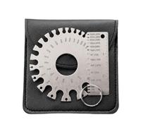 Round and Rectangular Weld Gauges with Multiple Slot Widths | Graduated Numerical References, Two Complementary Gauge Shapes, Wire Diameter and Stock Thickness Checking