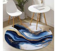Round Area Rug for Girls Bedroom, 180 cm Washable Kids Rug for Baby Nursery, Non-Slip Circle Carpet Abstract Graffiti Monkey for Teen Dorm Playroom Tent, Colorful