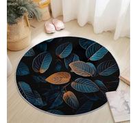 Round Area Rugs Living Room, Soft Simple Elegant Hexagon Carpet Mat for Bedroom Circle Area Rug Non Slip, Washable Carpet for Kitchen Home Decor Floor Mat 60 cm, Claret