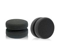 Round Art Paint Sponge - 2PCS 8cm Double-Sided Art Sponge for Painting, Car Waxing & Kitchen Cleaning - Soft, Reusable Multi-Use Applicator - Non-Scratch & Bubble-Free Finish
