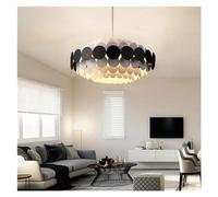 Round Artistic Chandeliers Gold Dimmable LED Lights Black Pendant Ceiling Lamp Compatible with Living Room Decor,Pendant Light