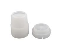 Round Ashtray Mold Silicone for Epoxy Resin Casting Double-Layer Design with 3 Slots Making Craft