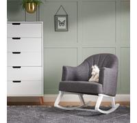 Round Back Nursery Rocking Chair - Dark Grey