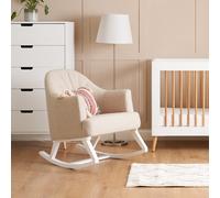OBaby Round Back Rocking Chair Oatmeal, Cream