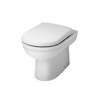 Round Back to Wall Toilet Pan - 395mm x 360mm x 540mm