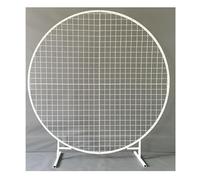 Round Backdrop Stand, Metal Balloon Arch Stand for Wedding, Birthday, Party Decorations, Anniversary