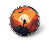 Round Badge Pin Funny Button Brooch Lapel Pins 1 Inch Fashion Hat Shirt Pin Lend A Helping Hand Tie Tack Pinback Buttons Badge Party Supplies Decor Badges For Clothing Coat Hat Dress For Men Women