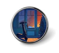 Round Badge Pin Funny Button Brooch Lapel Pins 1 Inch Fashion Hat Shirt Pin There Is A Car Tie Tack Pinback Buttons Badge Party Supplies Decor Badges For Clothing Coat Hat Dress For Men Women