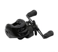 Round Baitcasting Fishing Reel with 22 Pounds Stopping Power for Trophy Fish (Left)