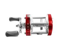 Round Baitcasting Reel, Left Hand Spinning Reel 5.2:1 Baitfeeder Carp Fishing Reel, Ball Bearing 2bb＋1rb, Resistance 13.61kg, Fishing Reel for Inshore and Deep Sea Fishing