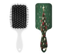 Round Ball Christmas Tree Massage Comb for Men And Women,Hair Brush for Long, Short,Thin,Curly,Straight,or Wavy,Air Cushion Comb with Handle Gift for Women